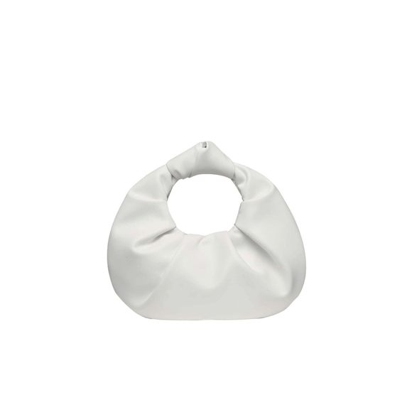 Ruched Pu Leather Evening Clutch Purse Trendy Small Hobo Handbag T_T - Picture 1 of 6